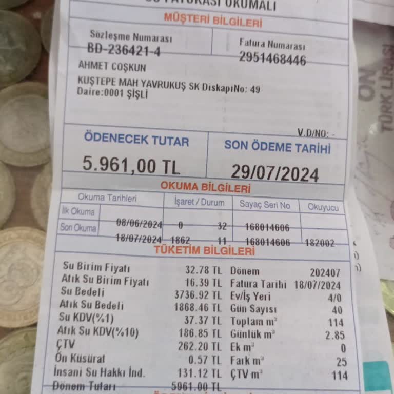 İSKİ Kafasına Göre Fatura Düzenliyor