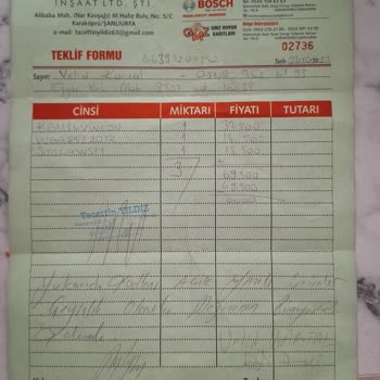 Bosch Mağduriyet Ve Ürünlerim Elime Ulaşmadı