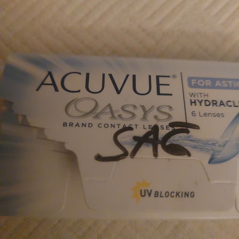 Acuvue Oasys Lens Kullanmak Mümkün Değil