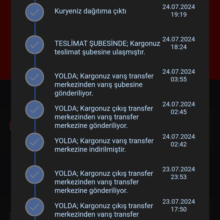 Aras Kargo Tuzla Tersane Şubesi Kargo Teslimi Yapmıyor