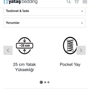 Yataş Spinal Support Bamboo Kusurlu Farklı Ölçü Geldi İade İstiyorum.