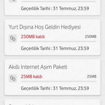 Vodafone Red Tarifesi Hakkında Haksız Veri Kullanımı Şikayeti