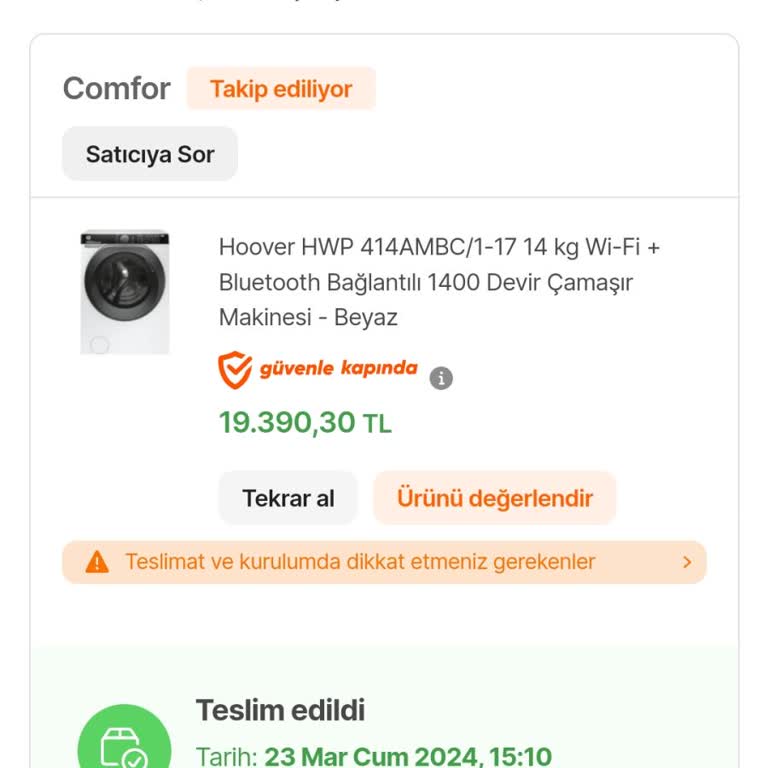 Hepsiburada Uygulamasının Müşteriye Zorluk Çıkarmasından Şikayetçiyim