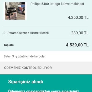 Sahibinden Philips Kahve Makinesi Satın Alma Sürecinde Yaşadığım Sorun