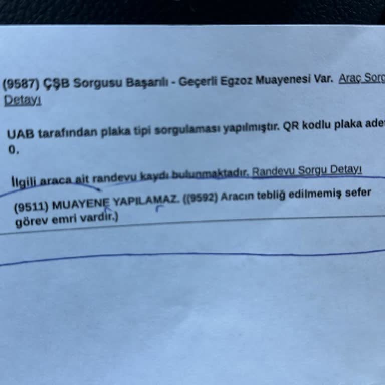 TÜVTÜRK Araç Muayene Sürecinde Yaşanan Sorunlar Ve Zaman Kaybı