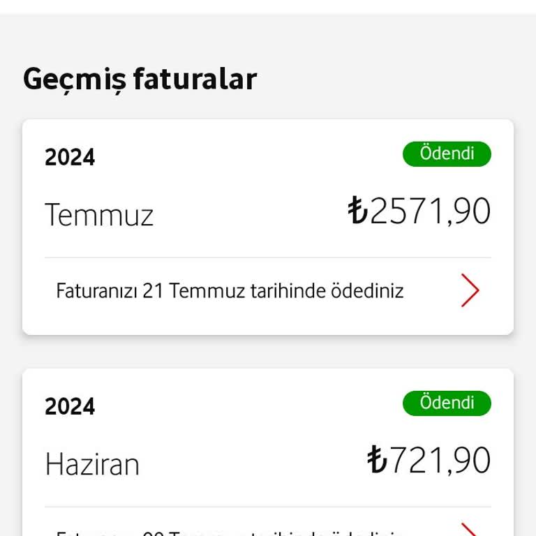 Vodafone Sorunlu Hizmeti Ödeme 1 Hafta Sonra Tekrar Ödeme İstiyor