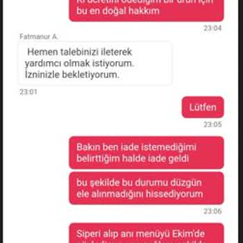 Yemek Sepeti Pişmanlıktır, Pişmanlıktır