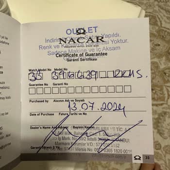 Konyalı Saat Nacar Saat: Kalitesiz Ürün Ve Yetersiz Müşteri Hizmeti