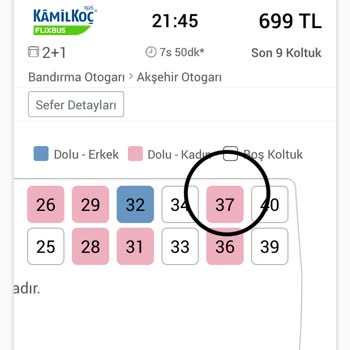 Kamil Koç Otobüsünde Koltuk Ve Konfor Sorunları