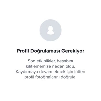 Tinder Durduk Yere Hesabımı Kilitledi