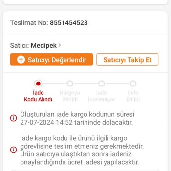 Sürat Kargo Umuttepe Şubesi İade Kargo