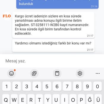 FLO Ayakkabı İade Kargo Ücreti Yapılmadı