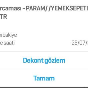 Yemek Sepeti Güvenlik