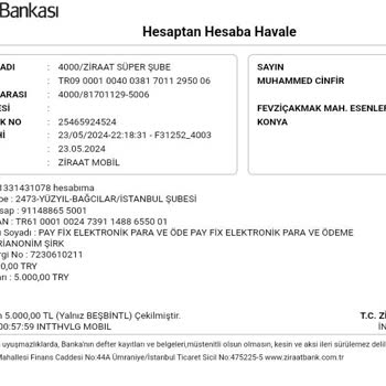 Payfix Hesabıma Bloke Yaptı Daha Açılmıyor.
