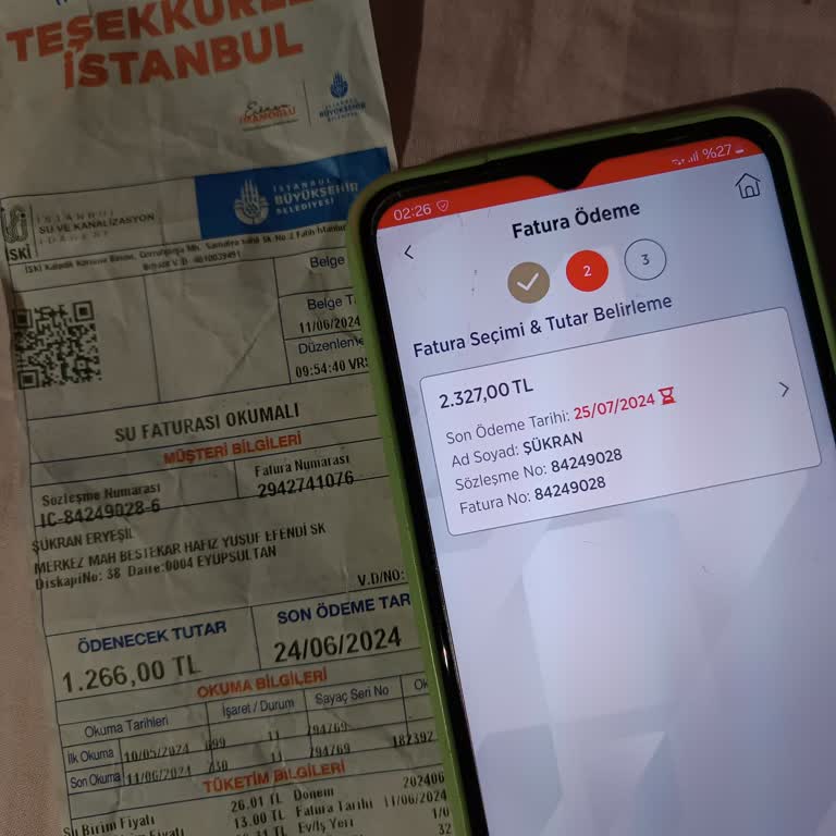 İBB - İstanbul Büyükşehir Belediyesi Su Faturam Çok Yüksek Geldi