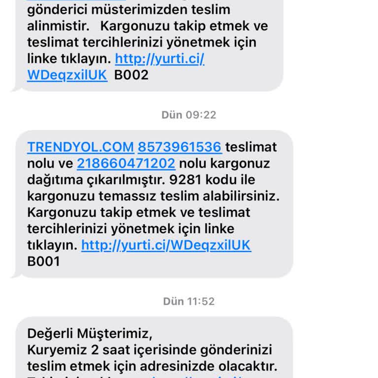 Yurtiçi Kargo Kargom Teslim Edilmedi