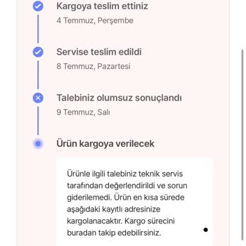 Hepsiburada Garantiye Verdiğim Ürünü Göndermiyor