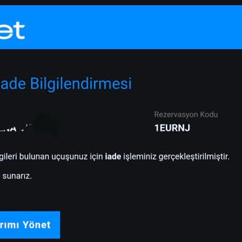 Ajet Premium Alınan Biletin İadesini Yatırmıyor
