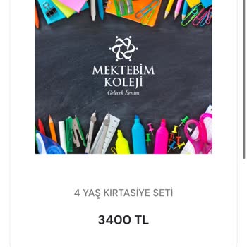 Mektebim Koleji Kağıthane Kampüsü Kitap Ücreti