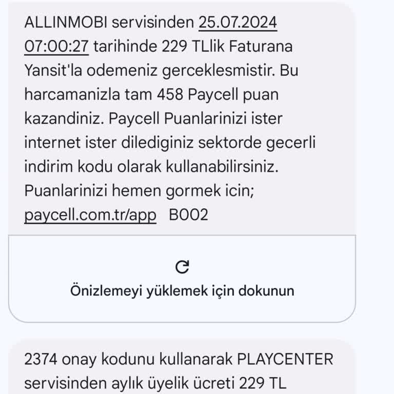 Allinmobi Onay Olmadan Faturama Ücret Yansıttı