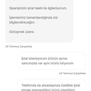 Hepsiburada İndirimden Aldığım Ürün Siparişi İptal Edildi