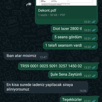 Şulemsi Güzellik Ve Zayıflama Merkezi Samsun Şulemsi Para İadesi Yapmadı.