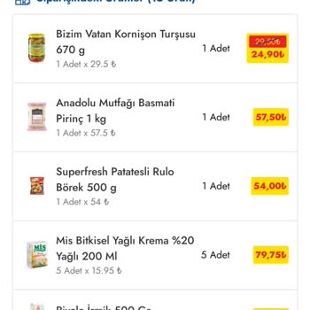 Sok Market Mobil Alışveriş Çilesi