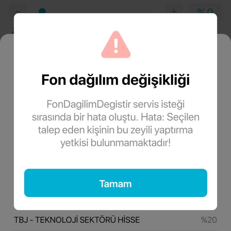 Türkiye Sigorta BES Fon Değişikliği