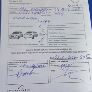 Opel İstanbul Ataşehir'de Araç Sorunları