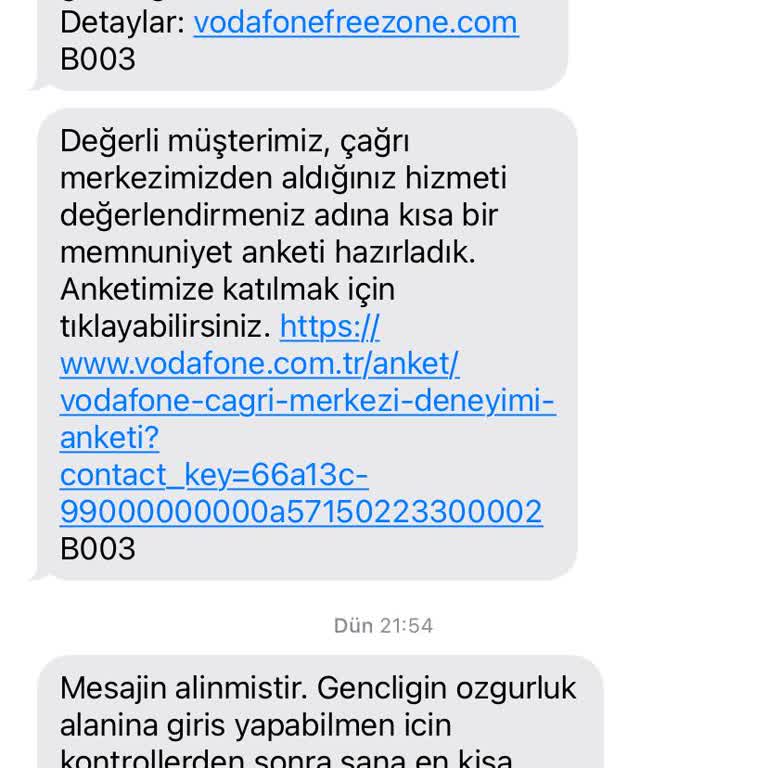 Vodafone FreeZone İkiye Katlama