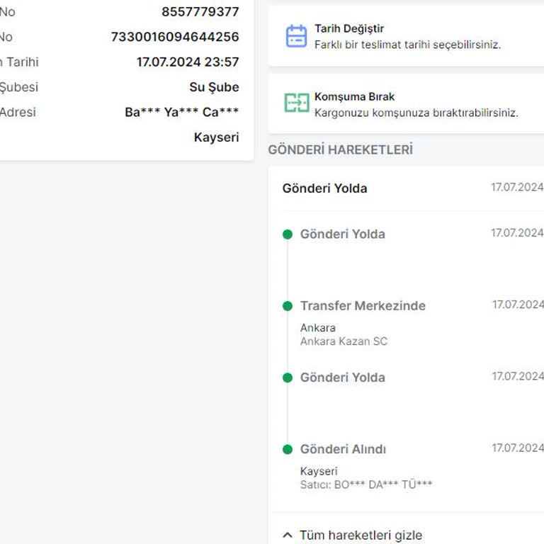 Trendyol Şikayet Kargo Kayıp