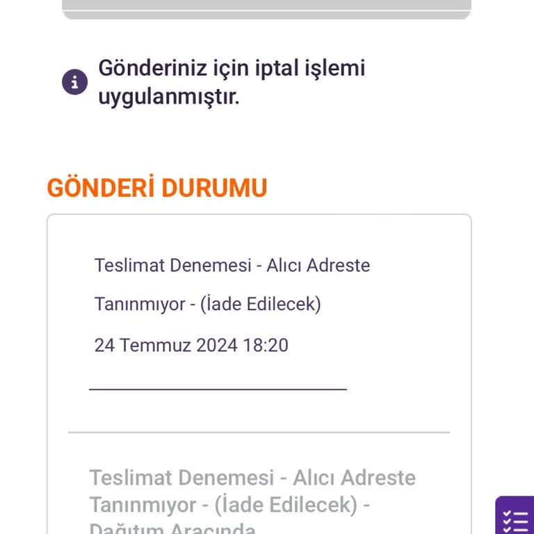 Hepsijet Kargo Paketimi Teslim Etmeden İade Olarak Alıcıya Gönderdi