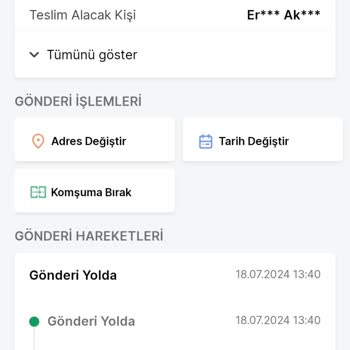 Trendyol 7 Gündür Kargom Kayıp