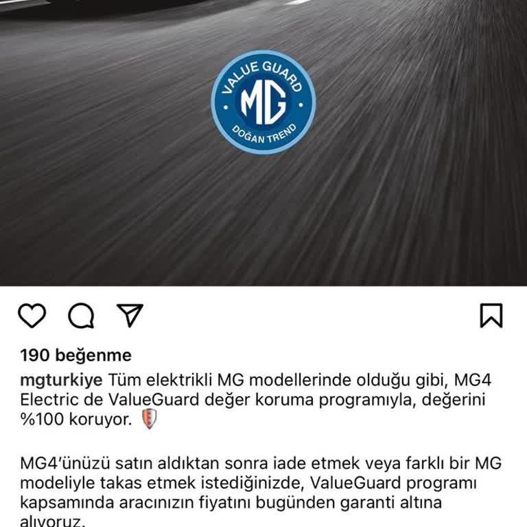 Doğan Trend Otomotiv Mg Value Guard Programı Taahhütlerinin Yerine Getirilmemesi