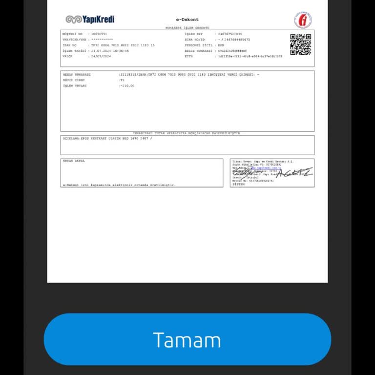 Kent Kart Mobil Veri Üzerinden Yapılan Kart Dolumu Sorunu