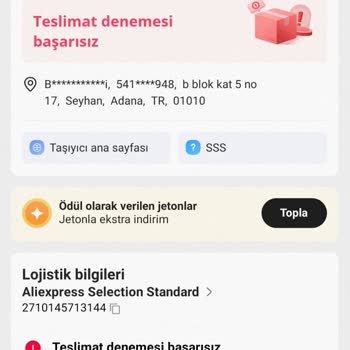 Aliexpress Teslimat Sorunu Ve Destek Talebi