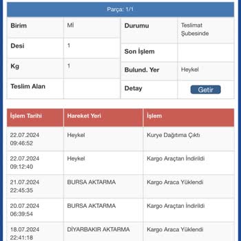 Sürat Kargo Bursa Heykel Şubesi Kargomu Bilerek Getirmiyor!