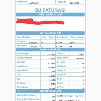 İSKİ Den Aynı M3 Suya 2 Katı Fatura