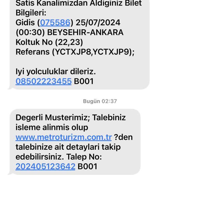 Metro Turizm Gece Gece Bilgi Vermeden Mağdur Etti!