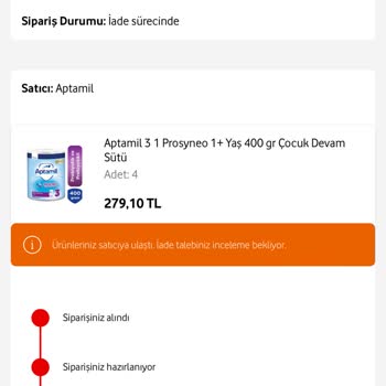 Vodafone Her Şey Yanımda Parayı İade Etmiyor