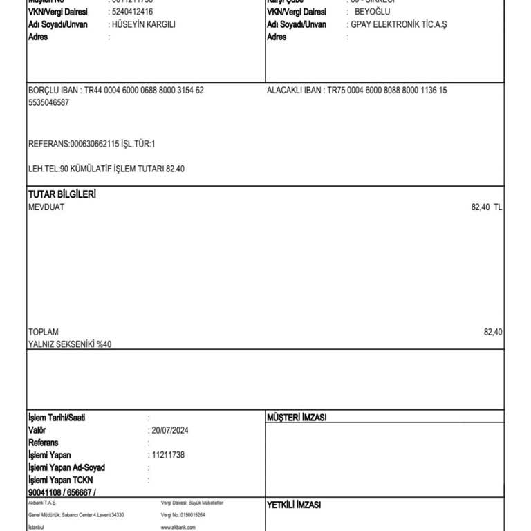 GPay Ücret Eksik Yatırma