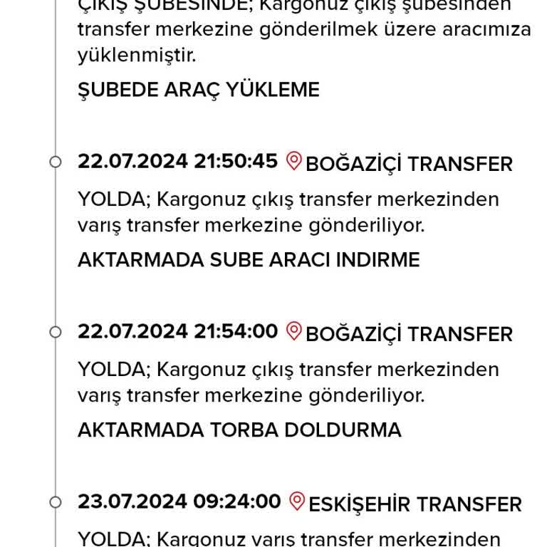 Aras Kargo 3 Gündür Kargomu Bekletiyor