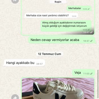New Balance Siparişin Kaideye Alınmaması