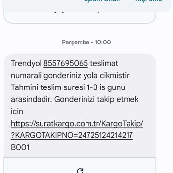 Sürat Kargo Deliçay Şubesinin Art Niyetli Tavrı!