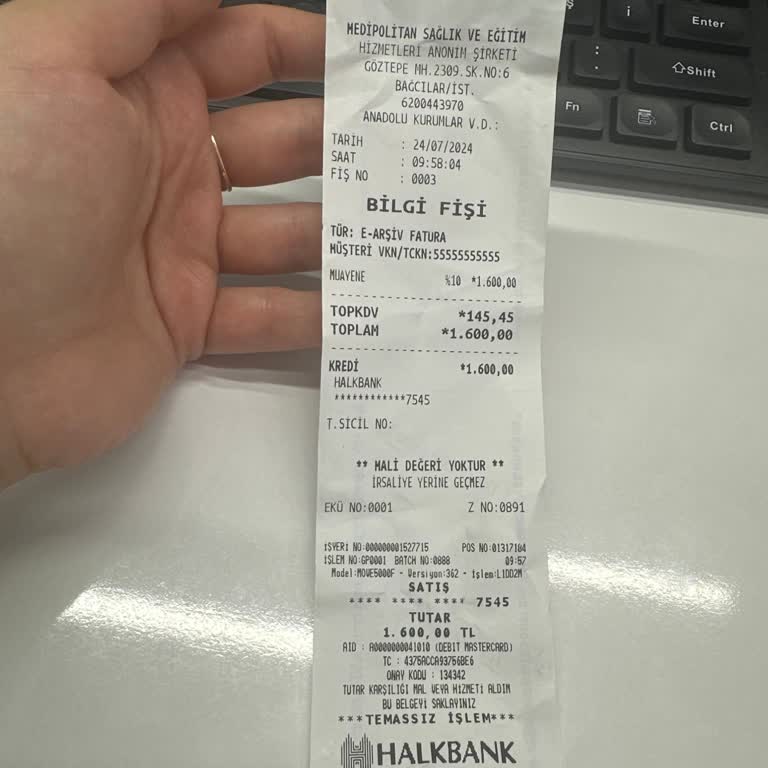 Medipol Sağlık Grubu Medipol Mega Üniversitesi Bağcılar Kontrole Gittim Muayene Ücreti Aldı