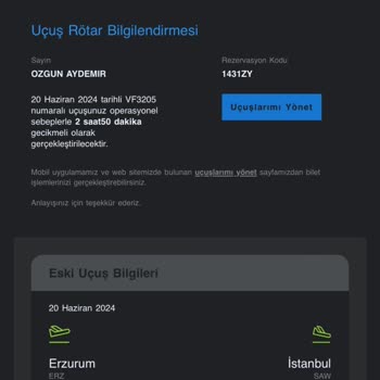 Ajet Firması İle Yaşadığım Uzun Süreli Rötar Ve İade Sorunu
