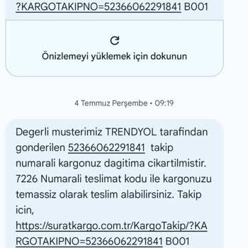 Sürat Kargo Adresime Teslimat Yapmıyor