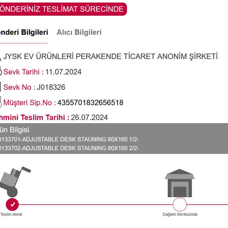 Horoz Lojistik Teslim Aldığı Ürünü Getirmiyor