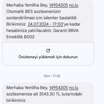 Garanti BBVA BES İptali Sonrası Eksik Ödeme Sorunu