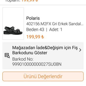 FLO Ayakkabı FLO Web Sitesindeki Görselden Farklı Ürün Gönderiyor.